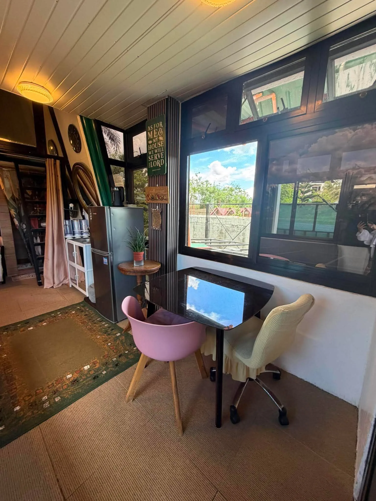 Upper A-Frame interior